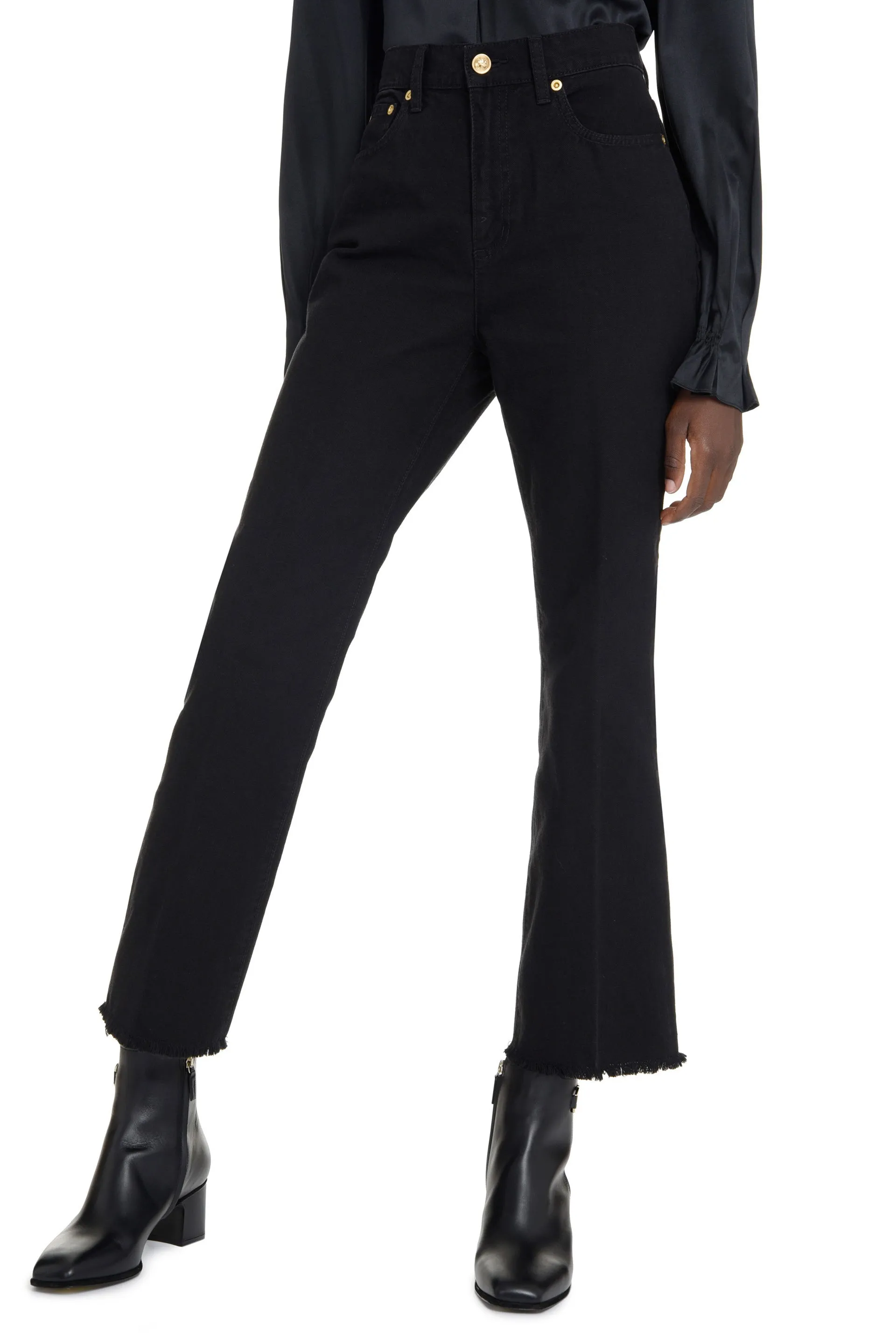 Tory Burch Boot-Cut Denim Pants