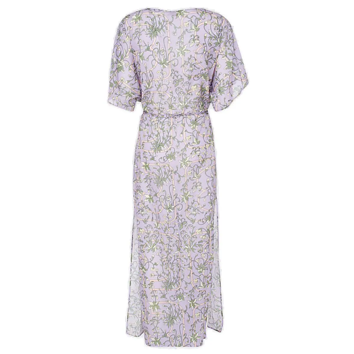 Tory Burch Floral Printed Short-Sleeved Dress