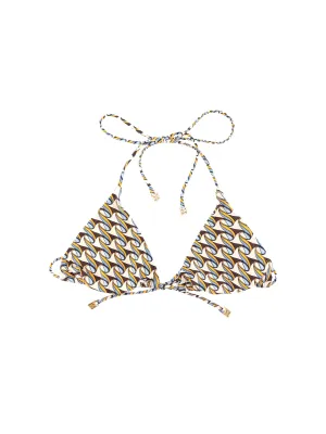 Tory Burch Printed String Bikini Top