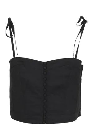 Ulla Johnson Quinn Buttoned Sleeveless Top
