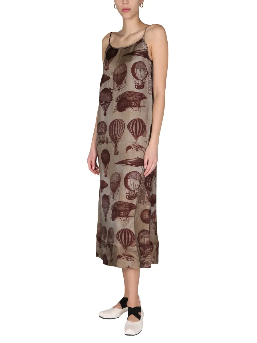 Uma Wang Anaya Graphic Printed Maxi Dress