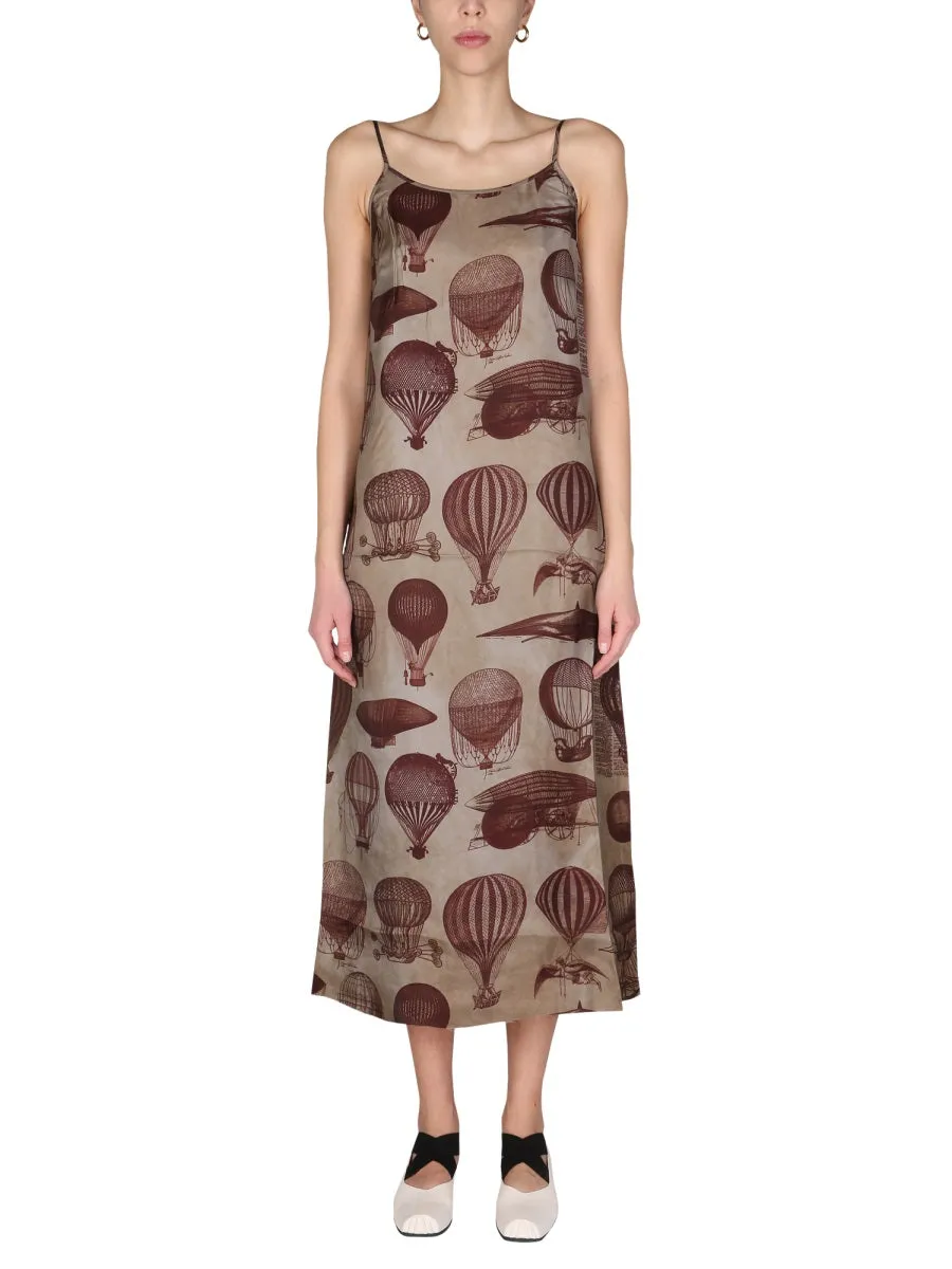 Uma Wang Anaya Graphic Printed Maxi Dress