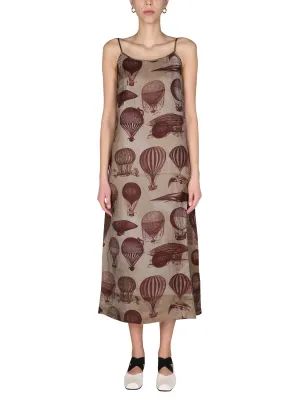 Uma Wang Anaya Graphic Printed Maxi Dress