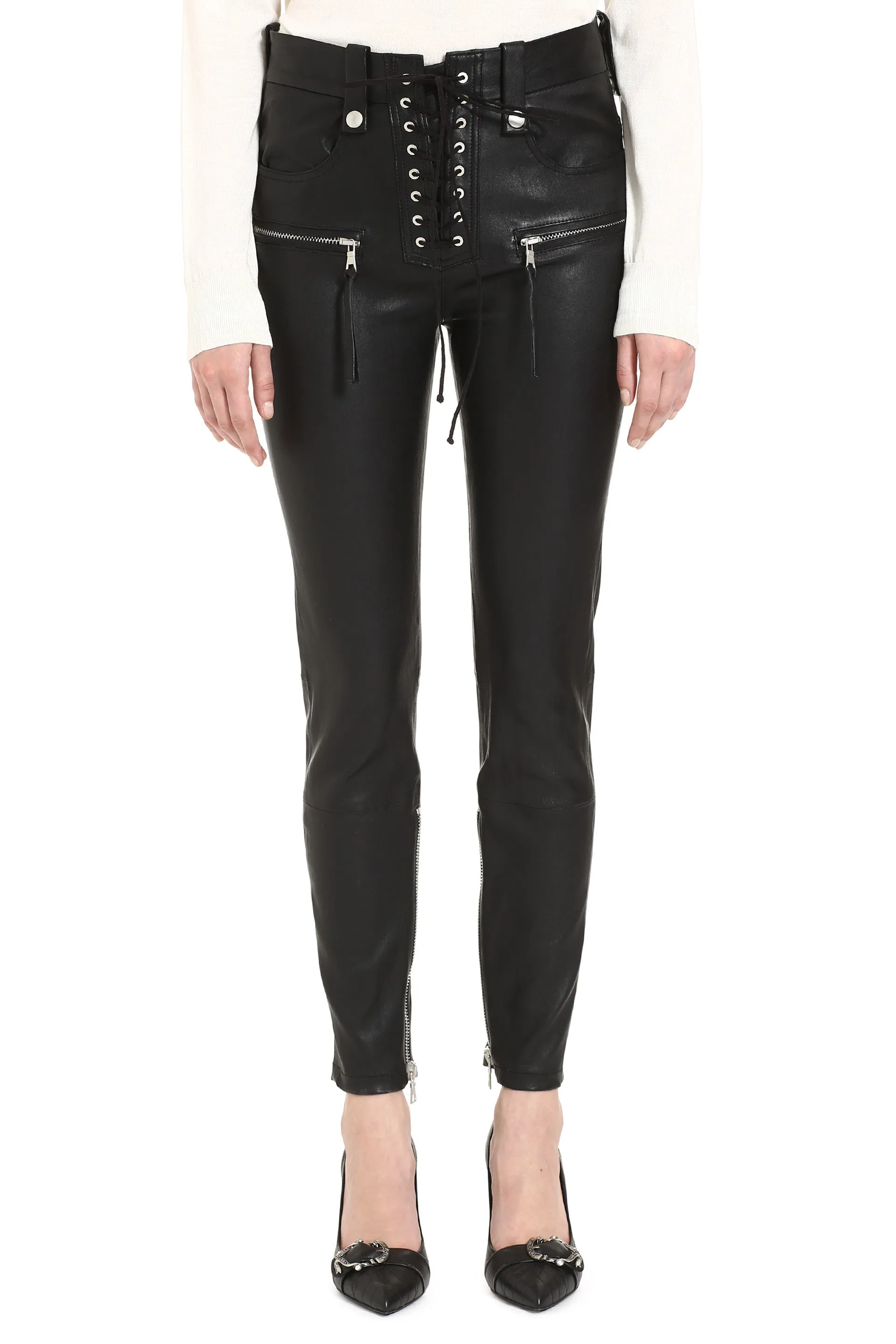 Unravel Project Zipped Detail Skinny Pants