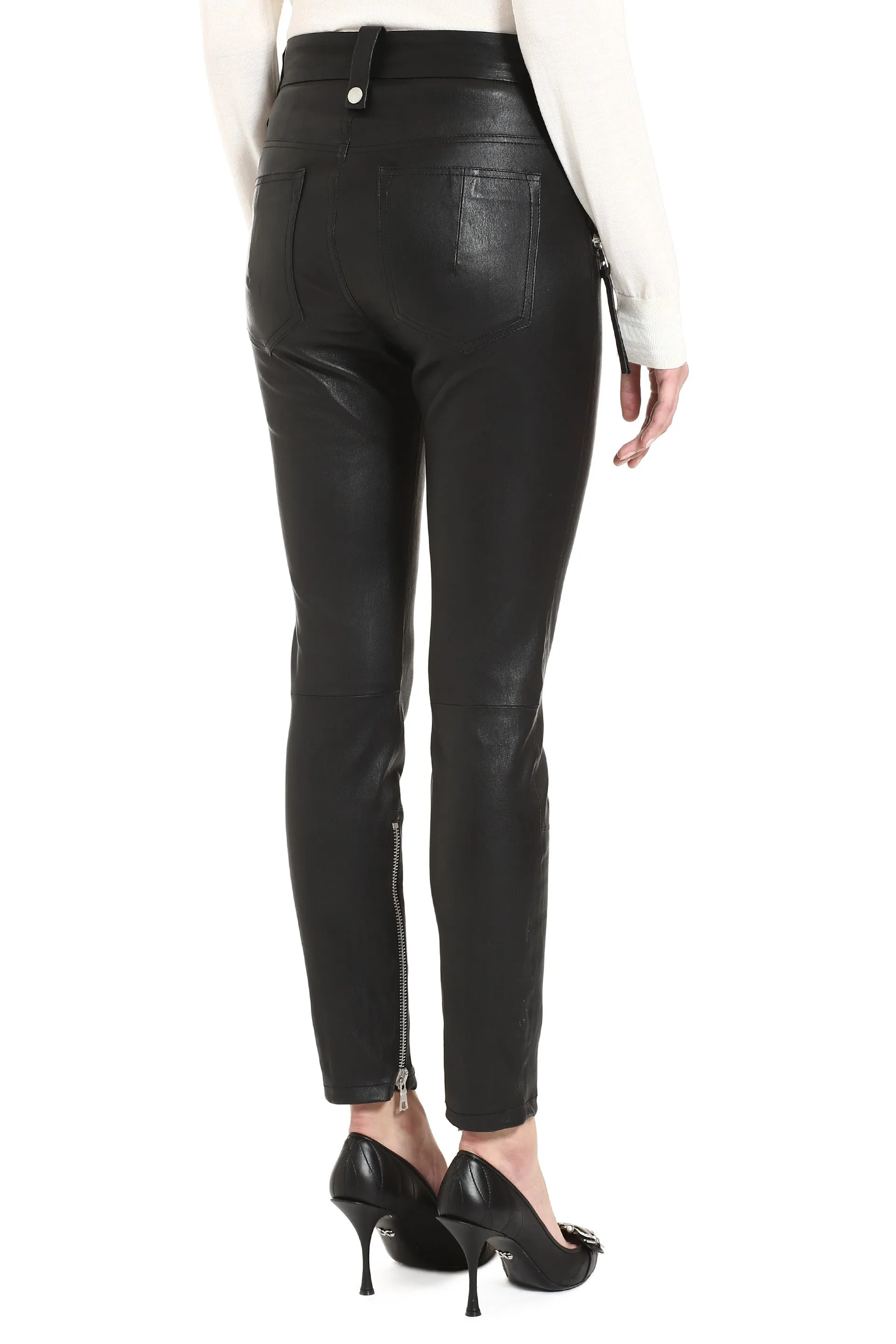 Unravel Project Zipped Detail Skinny Pants