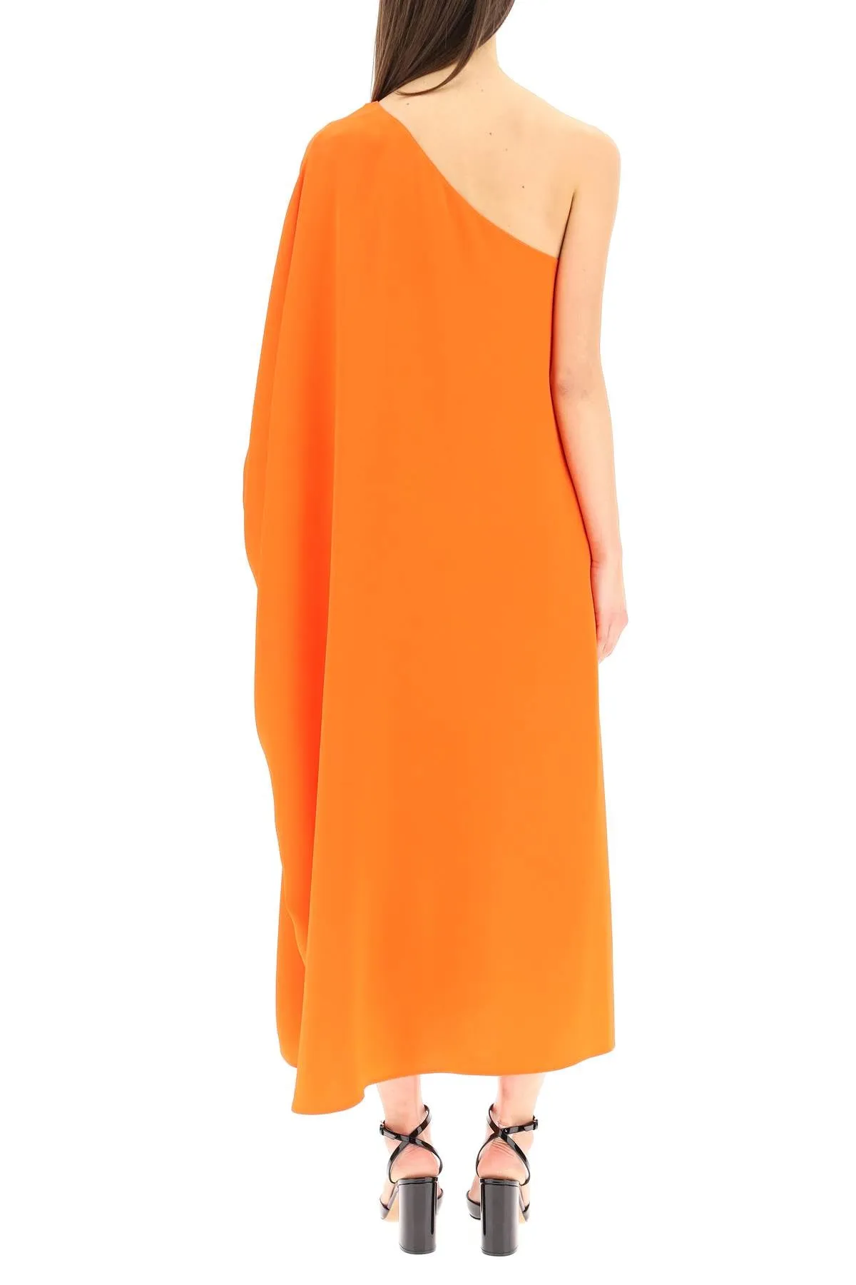 Valentino One-Shoulder Midi Dress