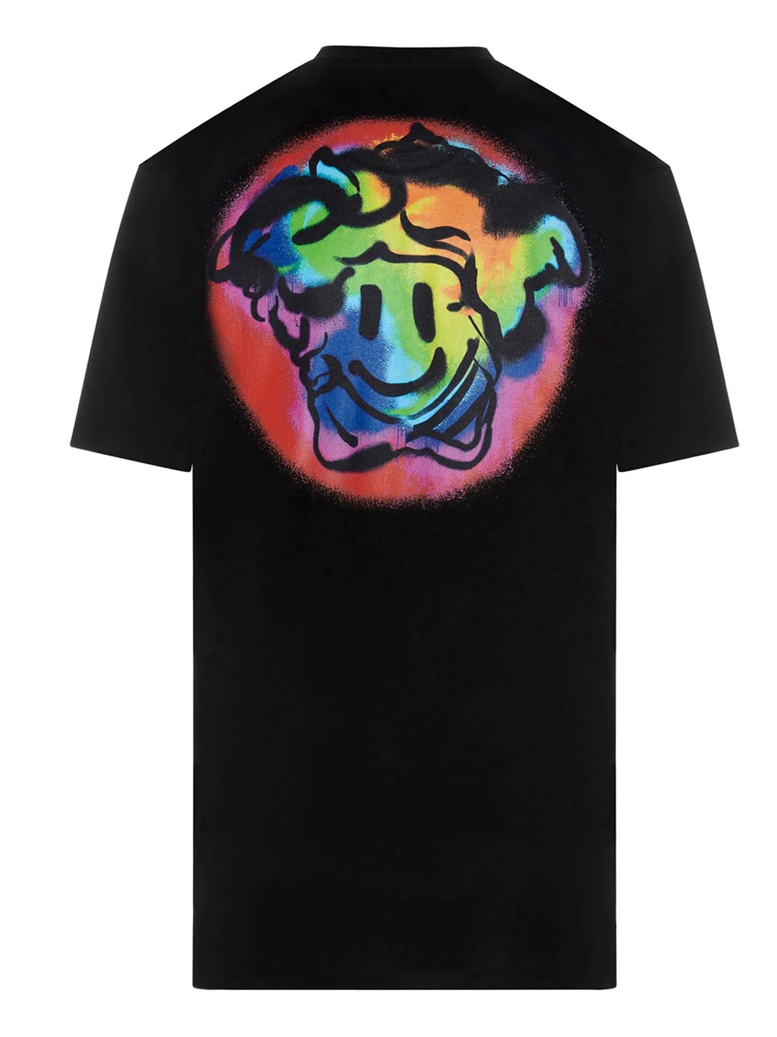 Versace Logo Printed Crewneck T-Shirt