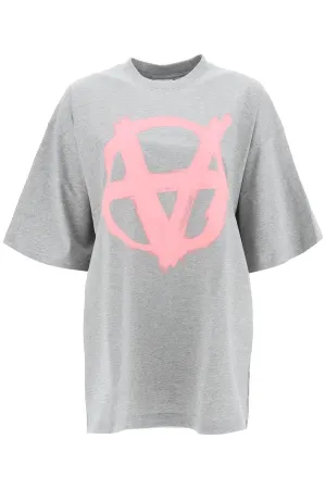 Vetements Anarchy Logo Oversized Crewneck T-Shirt