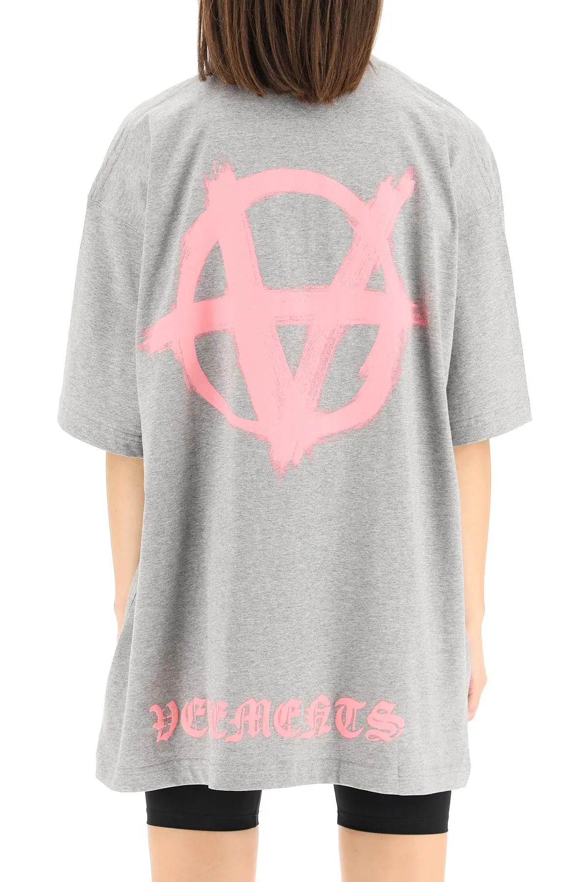 Vetements Anarchy Logo Oversized Crewneck T-Shirt
