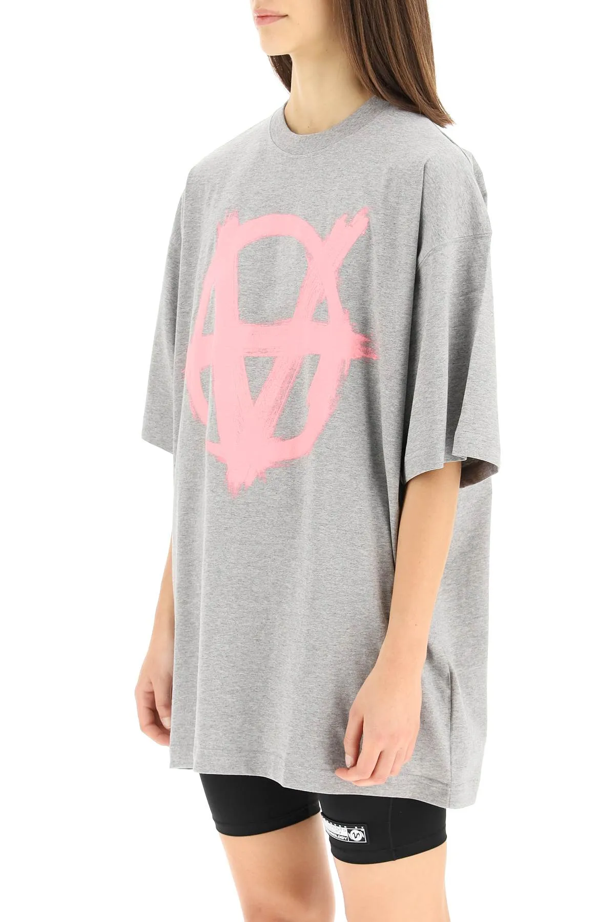 Vetements Anarchy Logo Oversized Crewneck T-Shirt