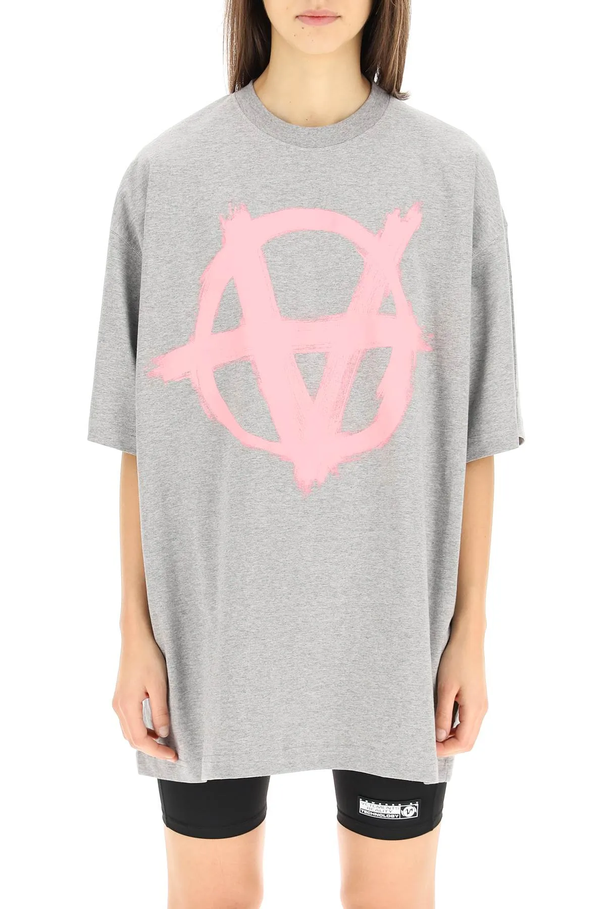 Vetements Anarchy Logo Oversized Crewneck T-Shirt
