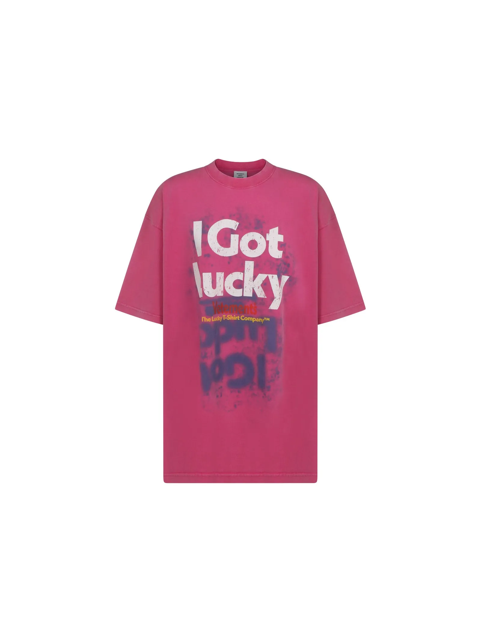 Vetements Slogan Printed Crewneck T-Shirt