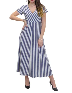 Weekend Max Mara V-Neck Flared Midi Dress