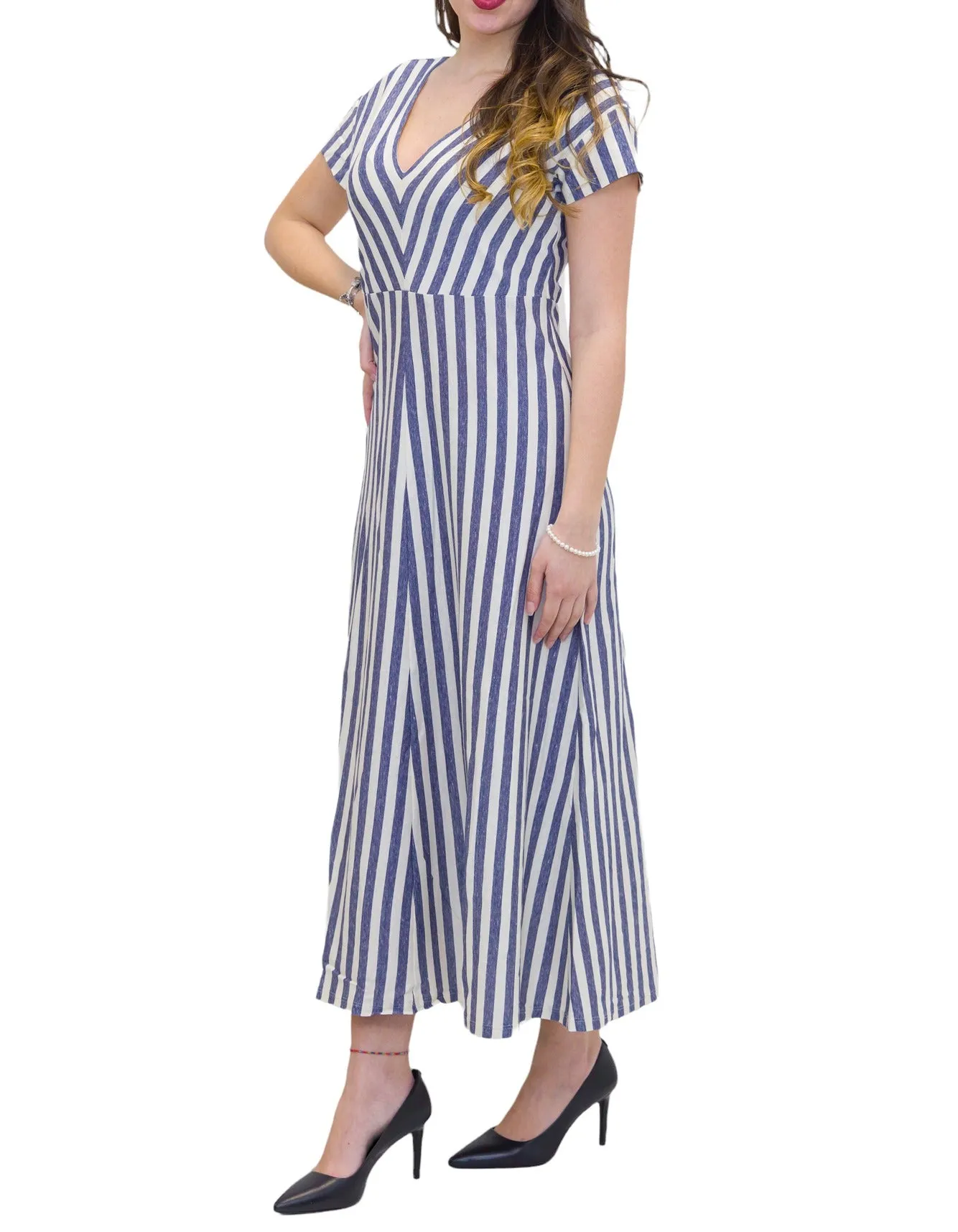 Weekend Max Mara V-Neck Flared Midi Dress