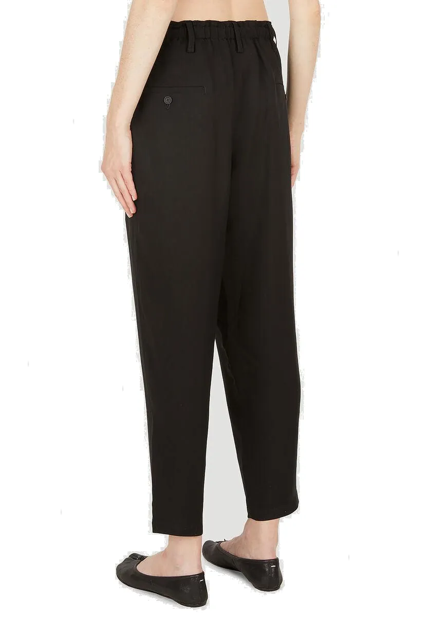 Yohji Yamamoto Tapered Elasticated Waist Pants