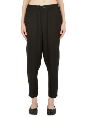 Yohji Yamamoto Tapered Elasticated Waist Pants