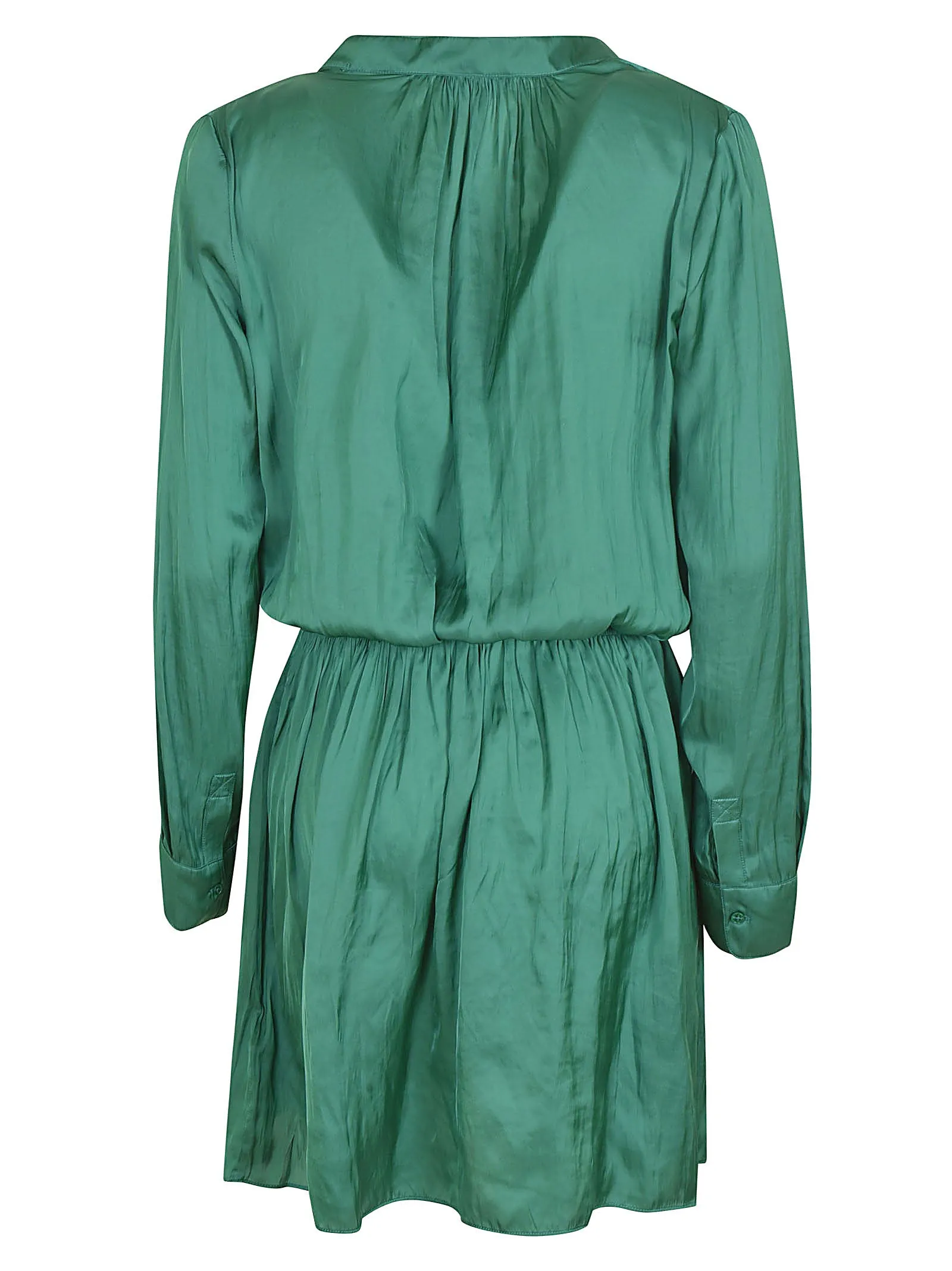 Zadig & Voltaire Rinka Satin Ruffled Mini Dress