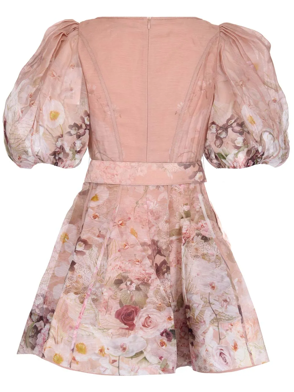 Zimmermann Dancer Puff-Sleeved Mini Dress
