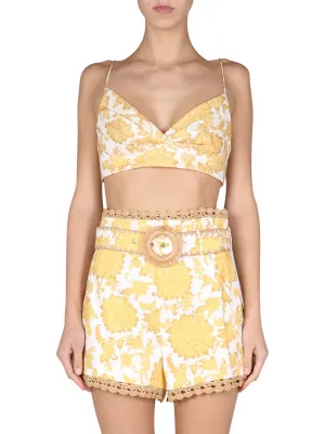 Zimmermann Postcard Floral Print Top