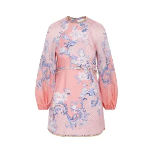 Zimmermann Postcard Floral Printed Mini Dress