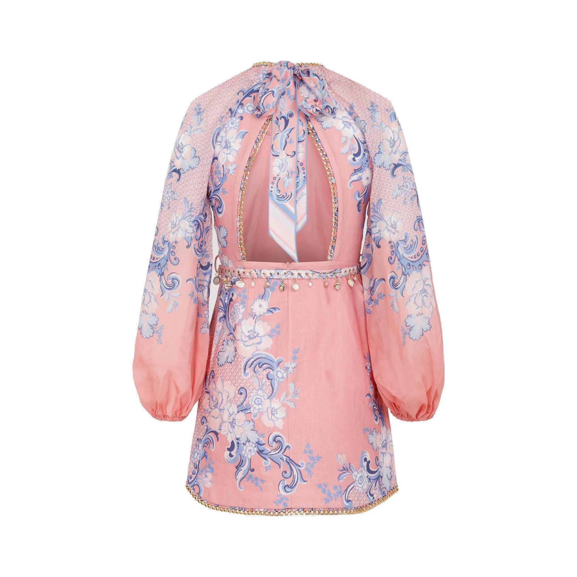 Zimmermann Postcard Floral Printed Mini Dress